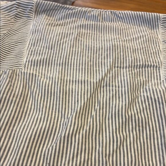 Splendid Gray and White Striped Top - Picture 7 of 9
